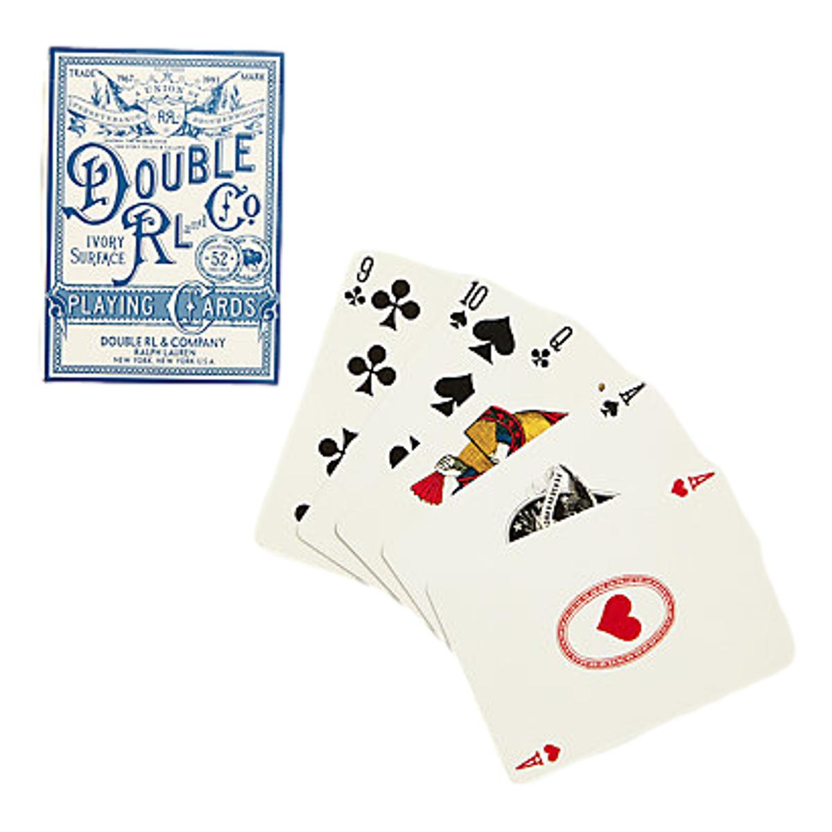 Playing Cards Cream Navy - Playing Cards