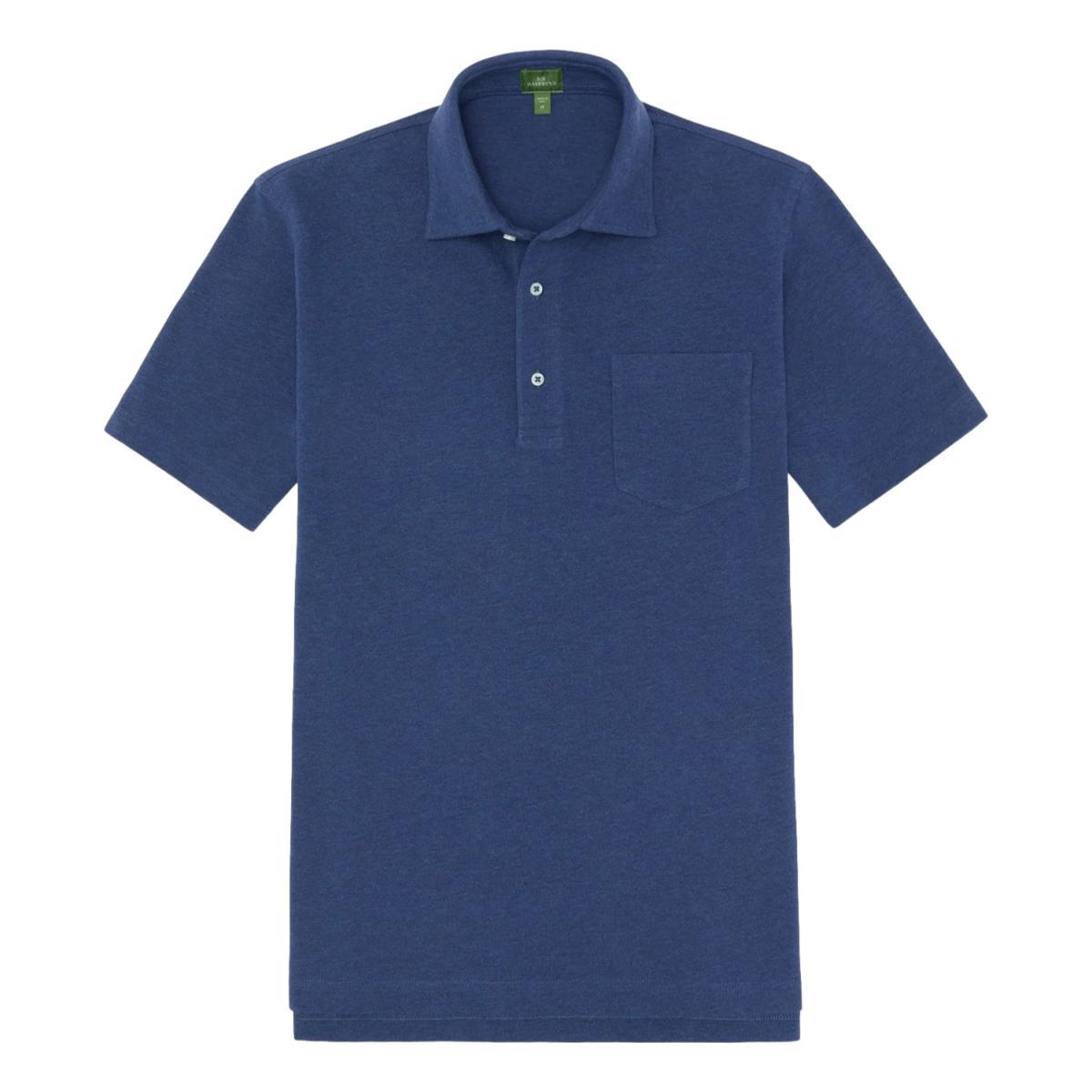 Polo Heather Ink Pima Pique - polo