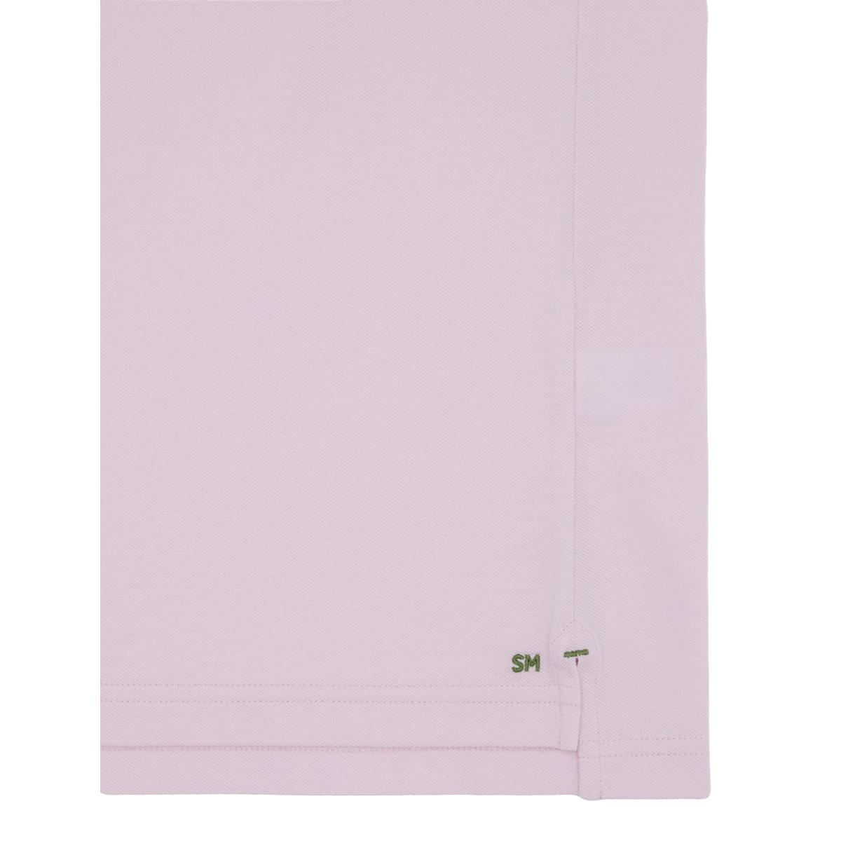 Polo Pale Pink Pima Pique - polo