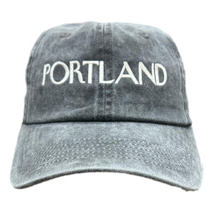 Portland Hat Faded Black