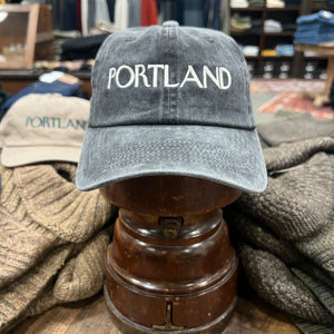 Portland Hat Faded Black