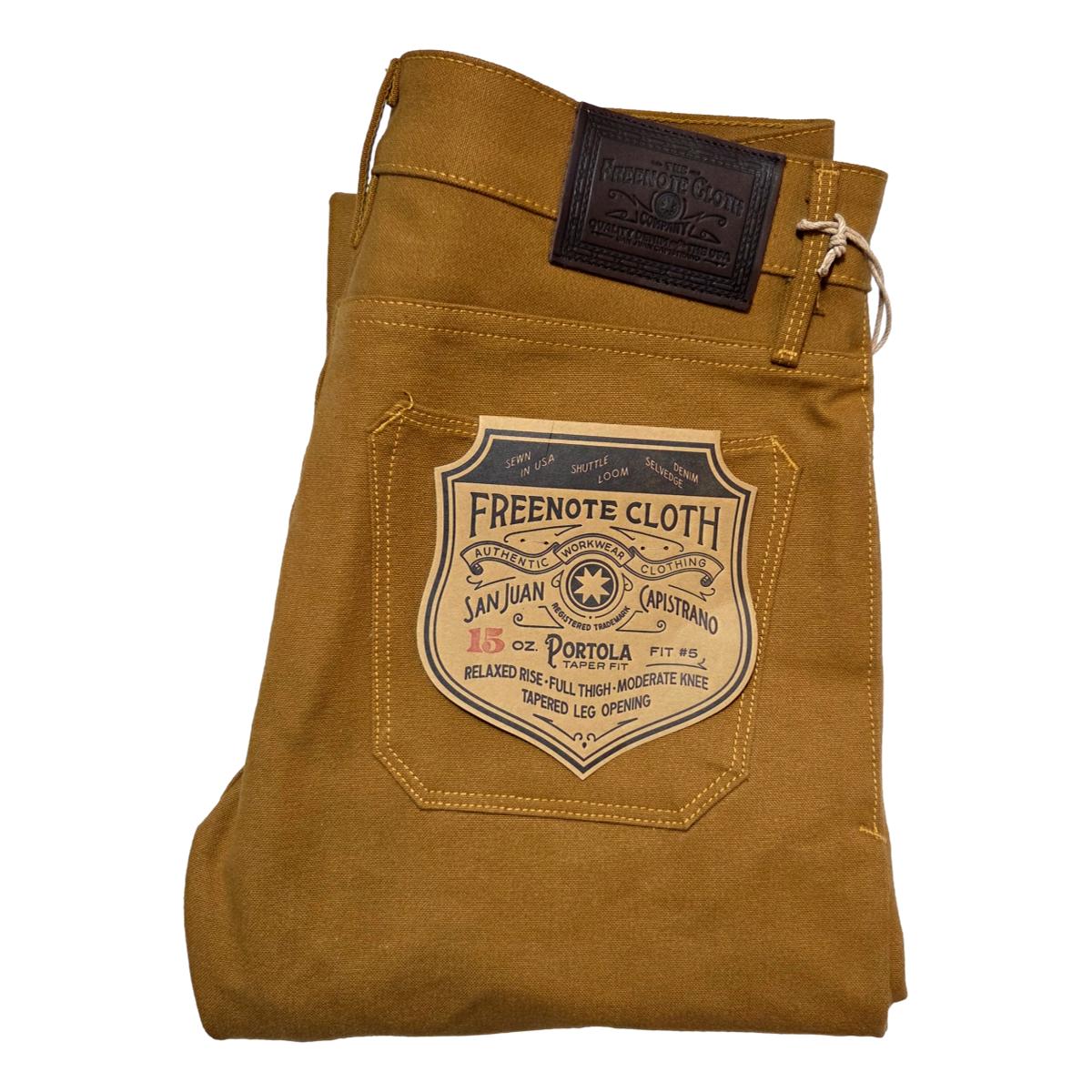 Portola Classic Taper 15 Ounce Duck Canvas - Denim