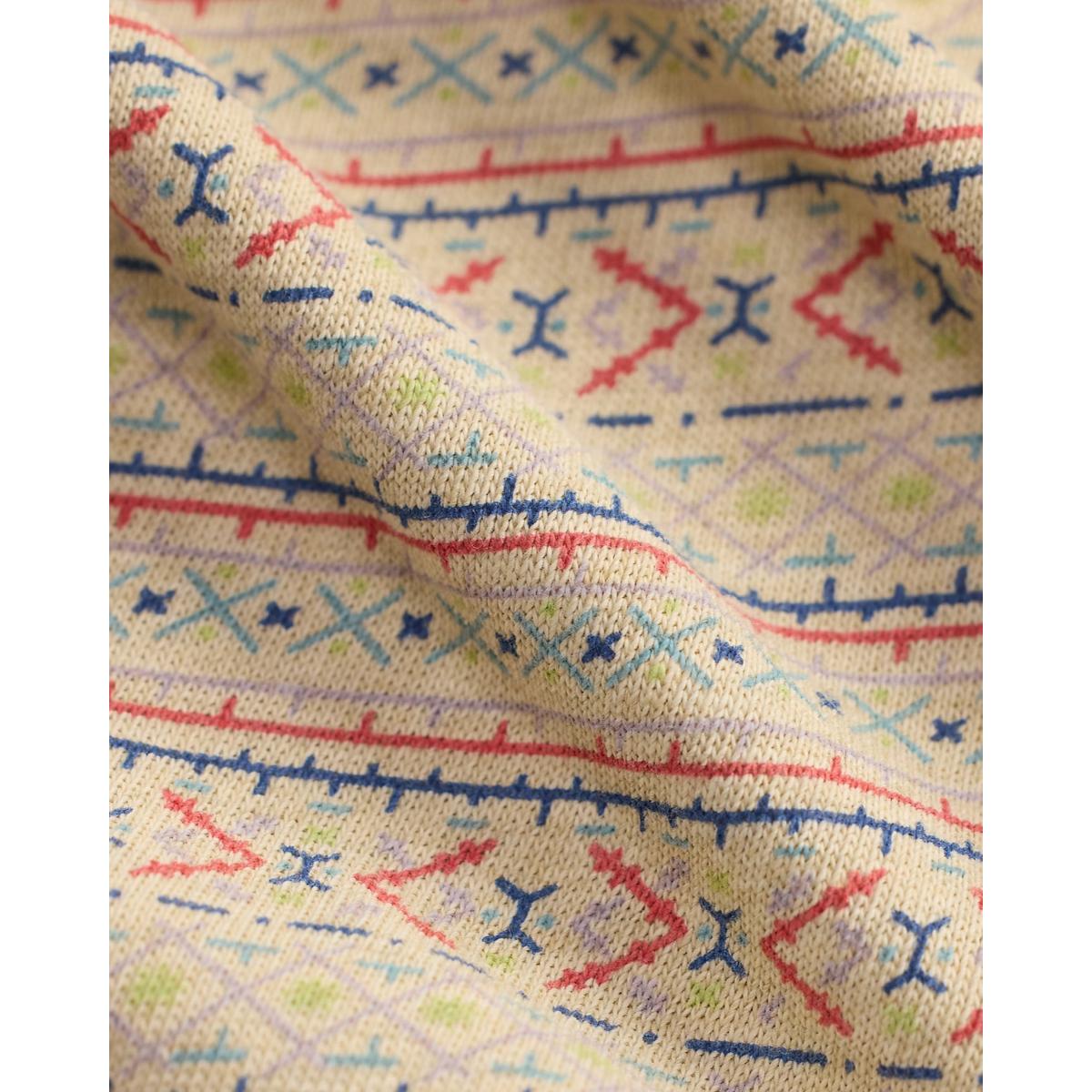 Print Jersey Ringer T-Shirt Cream Multi - T Shirt