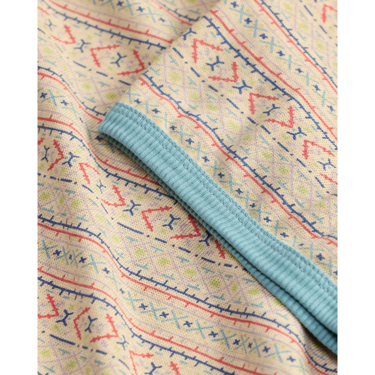 Print Jersey Ringer T-Shirt Cream Multi - T Shirt