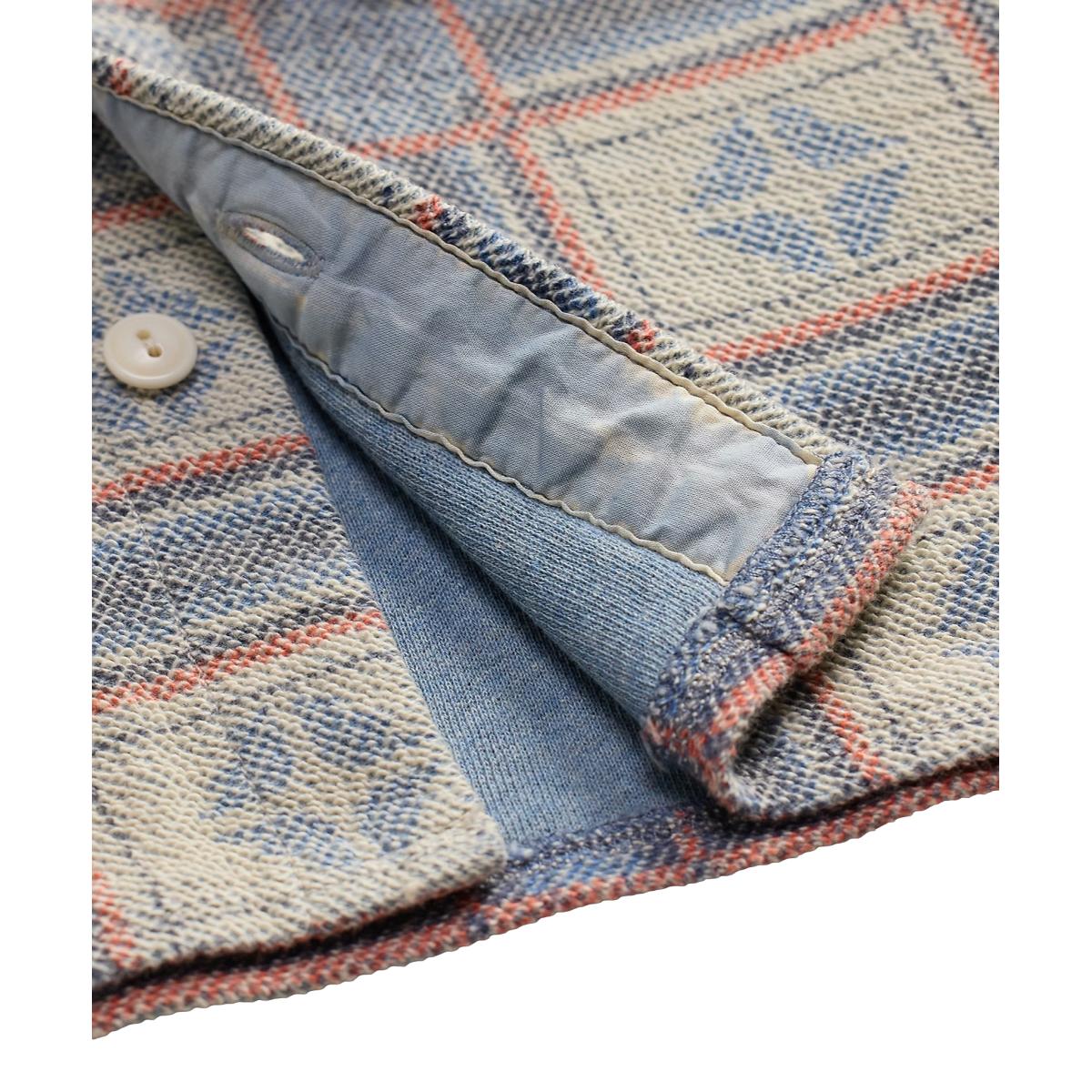 Print Reverse-Terry Workshirt White Multi - Shirt