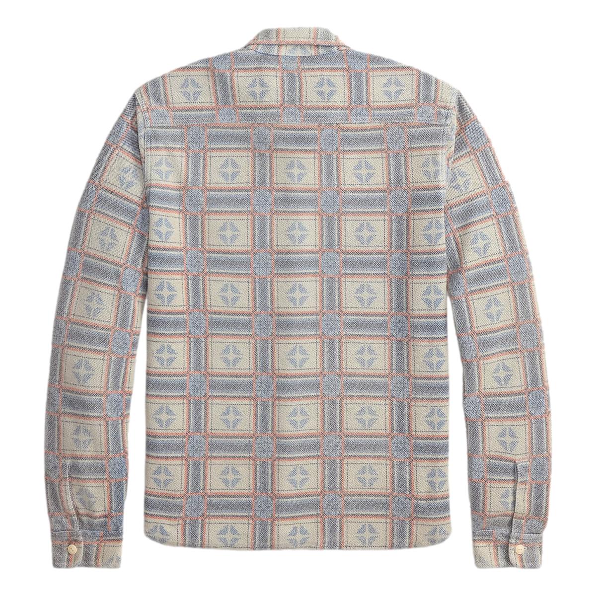 Print Reverse-Terry Workshirt White Multi - Shirt