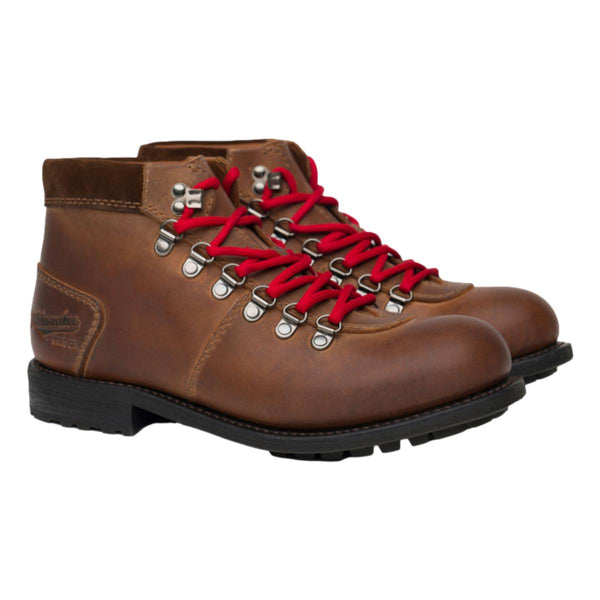 Timberland hiking boots red clearance laces