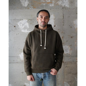 Pullover Hoodie Double Heavyweight French Terry Khaki