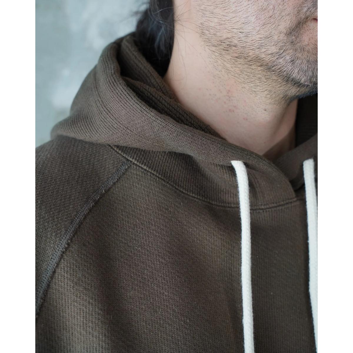 Pullover Hoodie Double Heavyweight French Terry Khaki