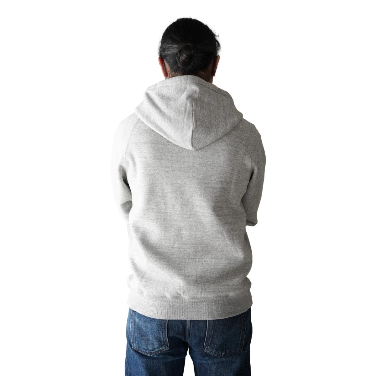 Pullover Hoodie - Fleeced Foxfibre® - Heather Grey - Hoody