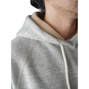 Pullover Hoodie - Fleeced Foxfibre® - Heather Grey - Hoody