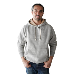 Pullover Hoodie - Fleeced Foxfibre® - Heather Grey - Hoody