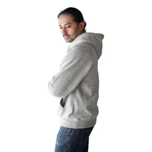 Pullover Hoodie - Fleeced Foxfibre® - Heather Grey - Hoody