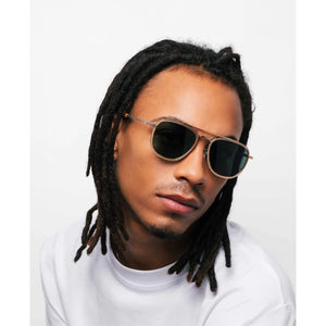 Quetin Champagne Green - Sunglasses