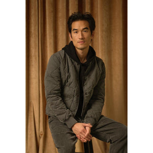 Quilted Bomber Jacket Black - Jacket