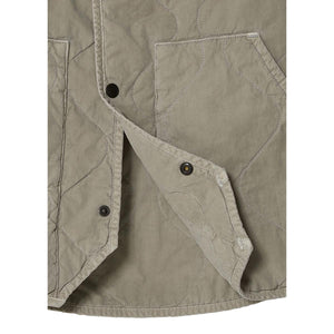 Quilted Bomber Jacket Khaki - Jacket
