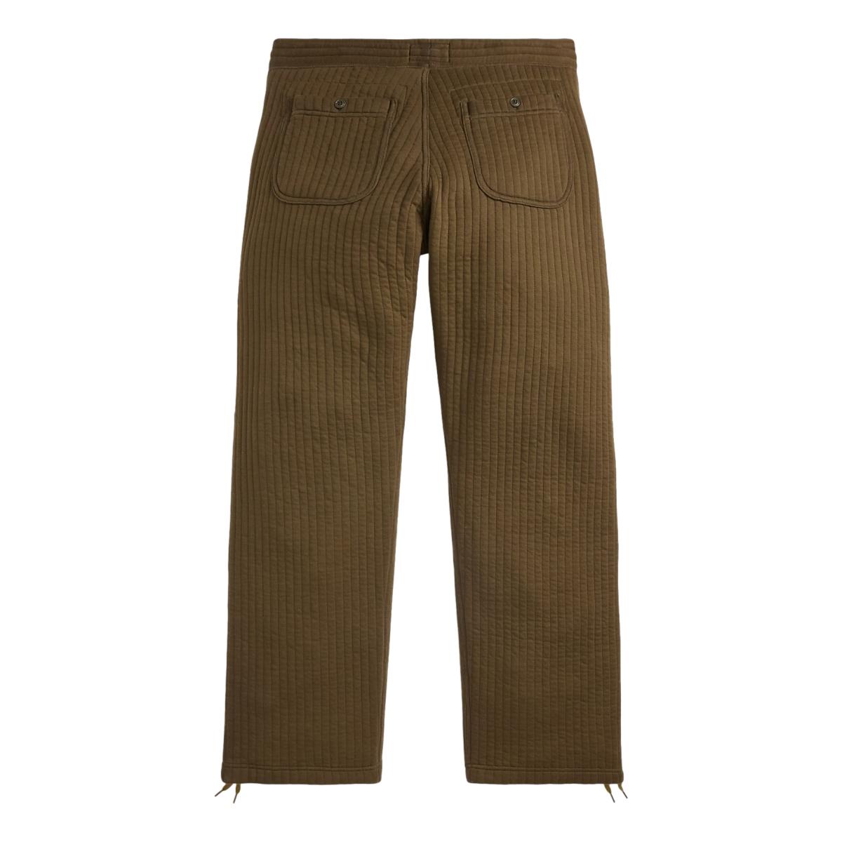 Quilted Double-Knit Pant Olive Drab - sweatpants