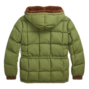 Quilted Hooded Jacket Fir Green - Jacket