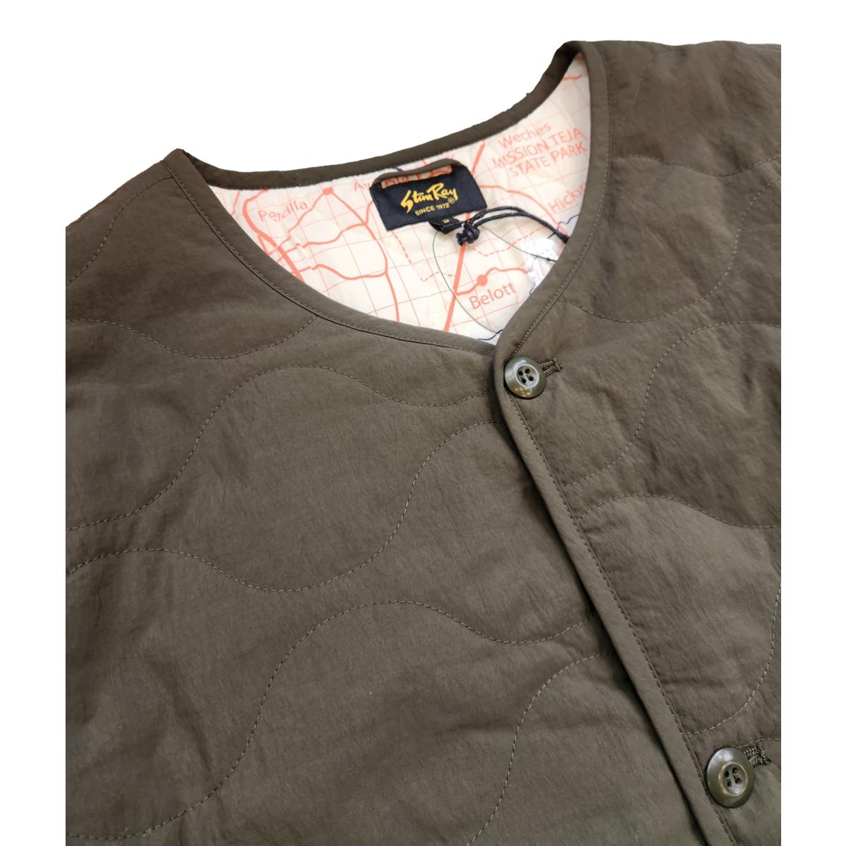 Quilted Liner Jacket Olive - outerwear