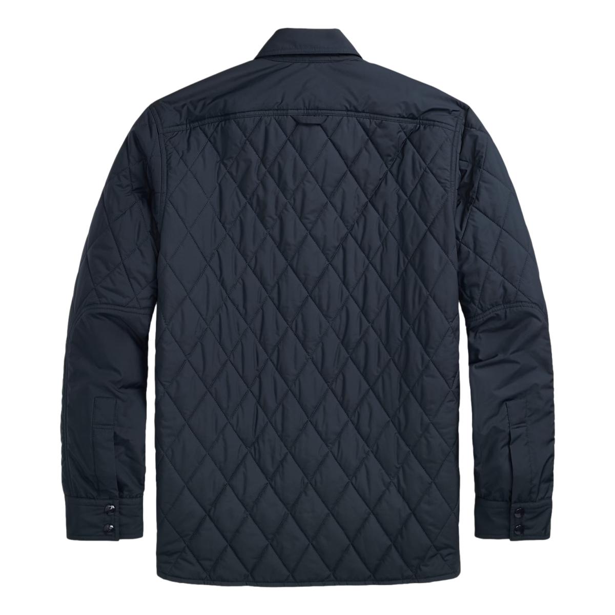 Quilted Shirt Jacket Navy - Jacket