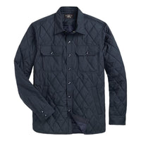 Quilted Shirt Jacket Navy - Jacket