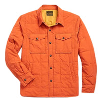 Quilted Shirt Jacket Outdoor Orange - Shirt
