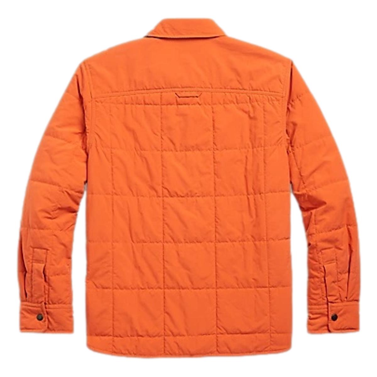 Quilted Shirt Jacket Outdoor Orange - Shirt