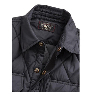 Quilted Shirt Jacket Polo Black - Jacket