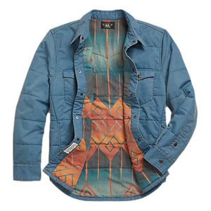 Quilted Twill Western Overshirt - Shirt