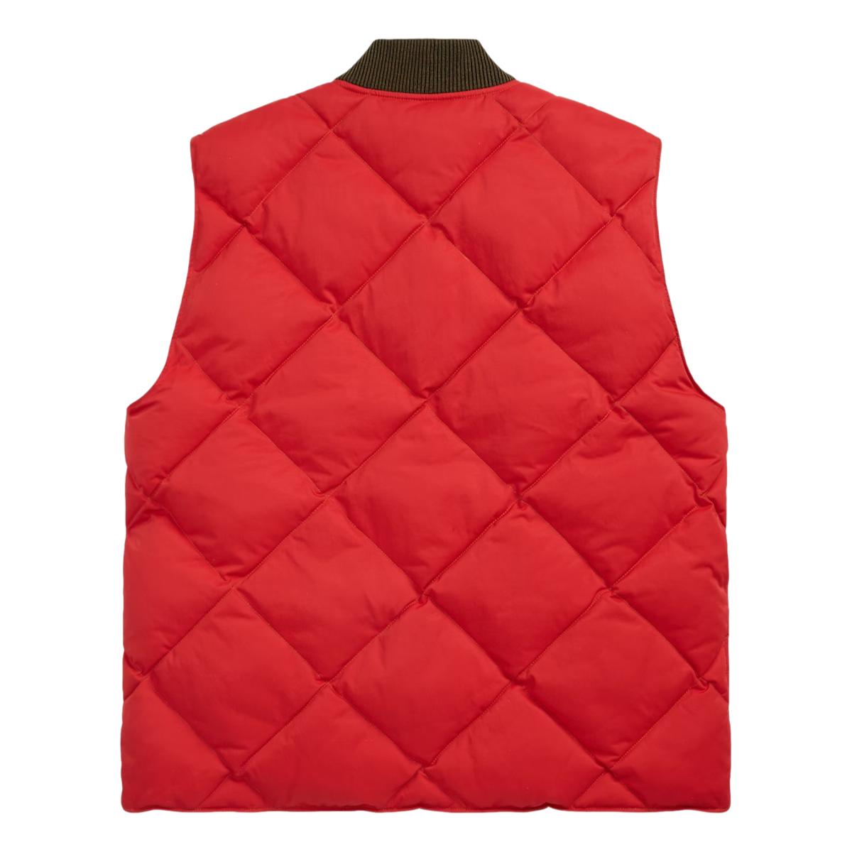 Quilted Vest Vintage Orange - Vest