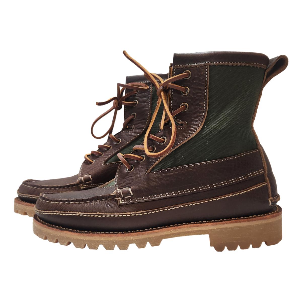 Rangeley Boot Chocolate Grizzly & Forest Green Fairfield