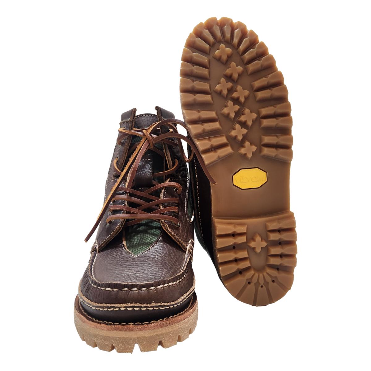 Rangeley Boot Chocolate Grizzly & Forest Green Fairfield