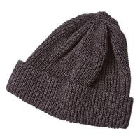 Recycled Cotton Marl Beanie Charcoal - Hat