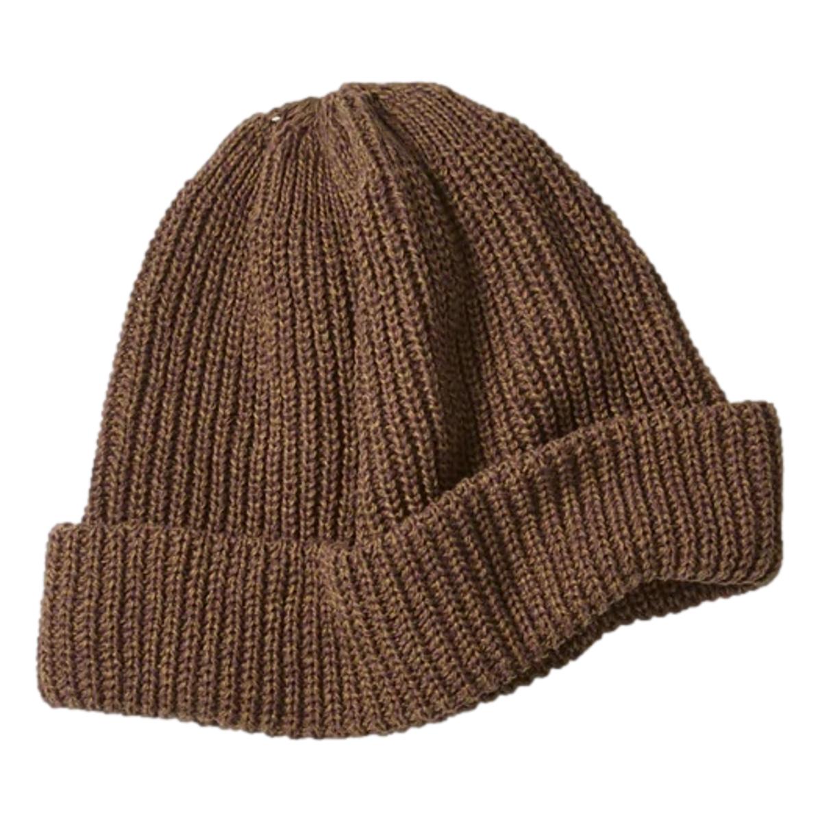 Recycled Cotton Marl Beanie Khaki Brown - Hat