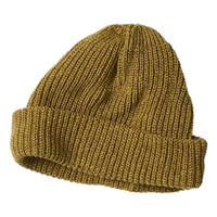 Recycled Cotton Marl Beanie Moss Green - Hat