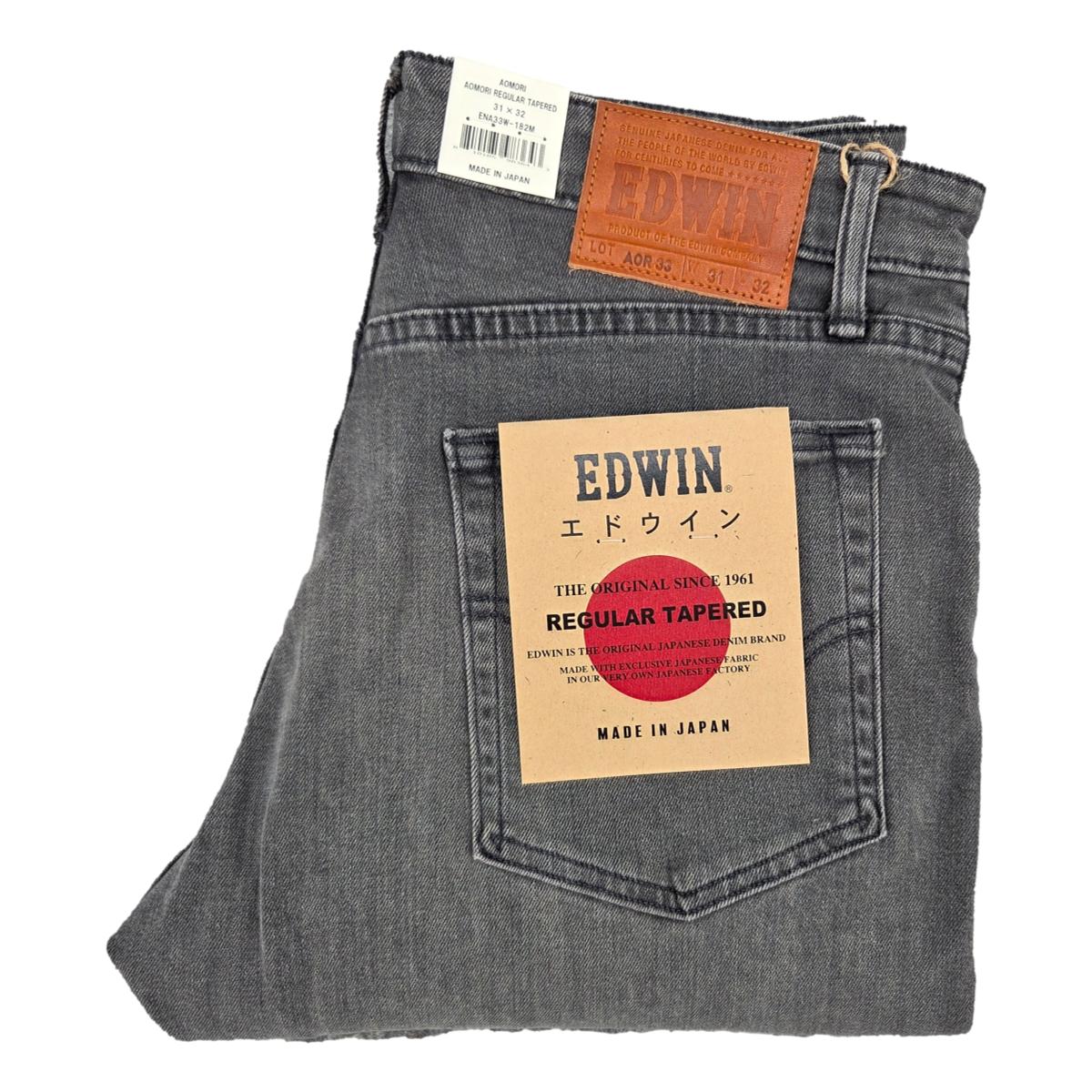 Regular Taper Gurei Black Wash - Denim