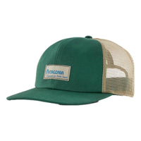 Relaxed Trucker Hat Water People Label: Conifer Green