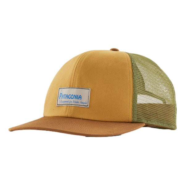 Patagonia Relaxed Trucker Hat Water People Label: Conifer Green - MILWORKS