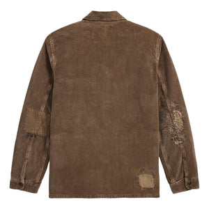 Repaired Corduroy Overshirt Repaired Brown - Shirts