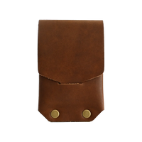 Revere Wallet: Brown / Antique Brass