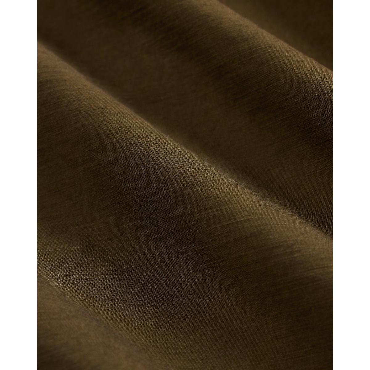 Reverse-Sateen Overshirt Washed Brown - Overshirt