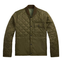 Reversible Quilted Liner Jacket Vintage Olive Sage - Jacket