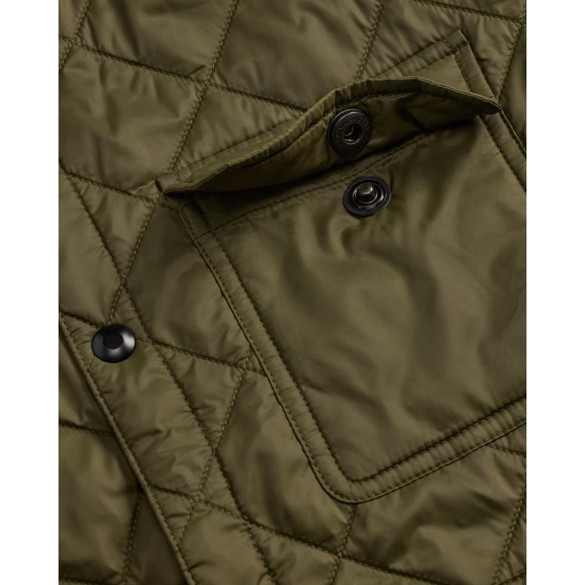 Reversible Quilted Liner Jacket Vintage Olive Sage - Jacket