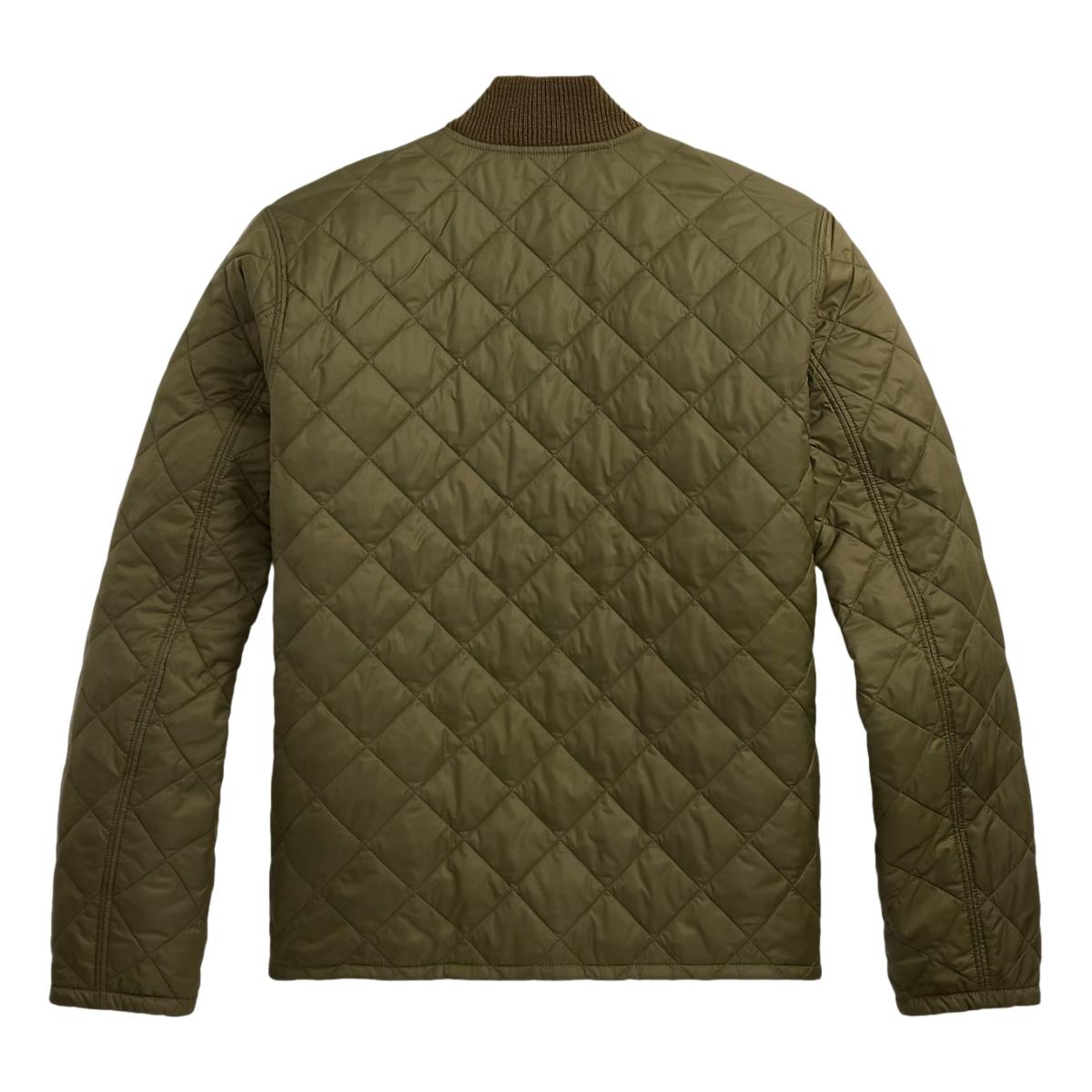 Reversible Quilted Liner Jacket Vintage Olive Sage - Jacket