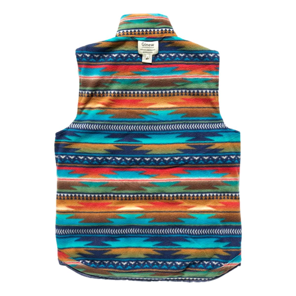 Reversible Thunderbird Denim Fleece Vest - Vest