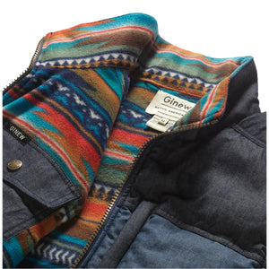 Reversible Thunderbird Denim Fleece Vest - Vest