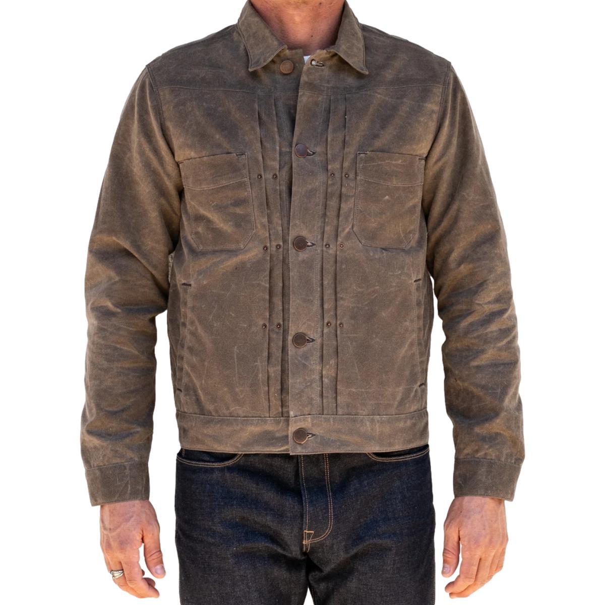 Riders Jacket Waxed Canvas Oak - Jacket