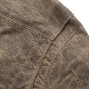 Riders Jacket Waxed Canvas Oak - Jacket