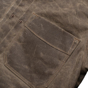 Riders Jacket Waxed Canvas Oak - Jacket