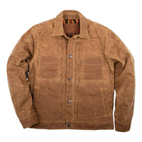 Riders Jacket Waxed Canvas Rust - Jacket